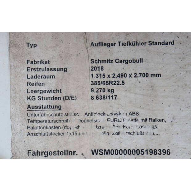 2018 Schmitz Cargobull SCB*S3B-41854112