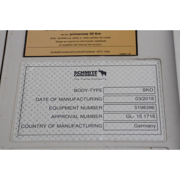 2018 Schmitz Cargobull SCB*S3B-41854116