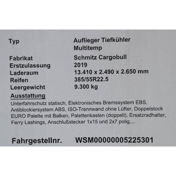 2019 Schmitz Cargobull SCB*S3B-41854296