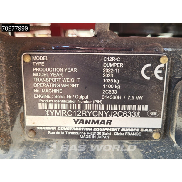 2022 YANMAR C12R-C-41854982