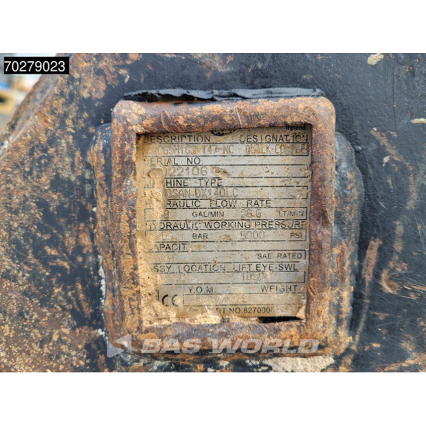2021 Doosan DX140LC-5-41855204