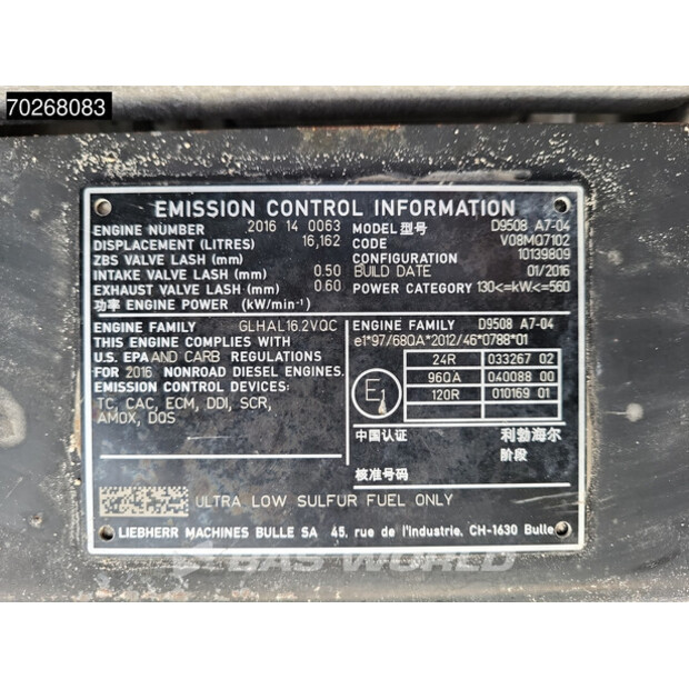 2017 Liebherr R966 LC-41855438