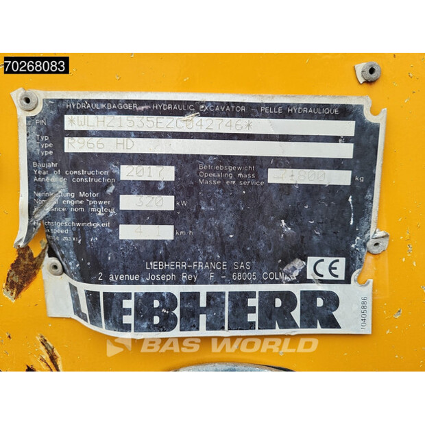 2017 Liebherr R966 LC-41855471