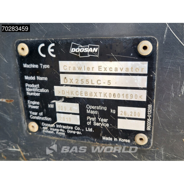 2019 Doosan DX255LC-5-41856236