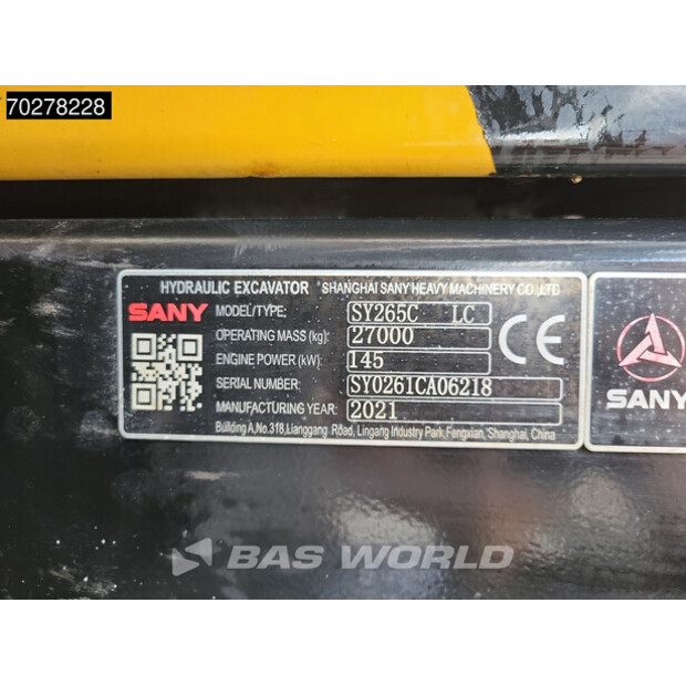 2021 Sany SY265C LC-41857149