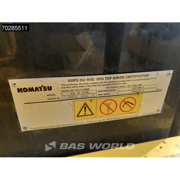 2019 Komatsu PW118MR-11-41858642