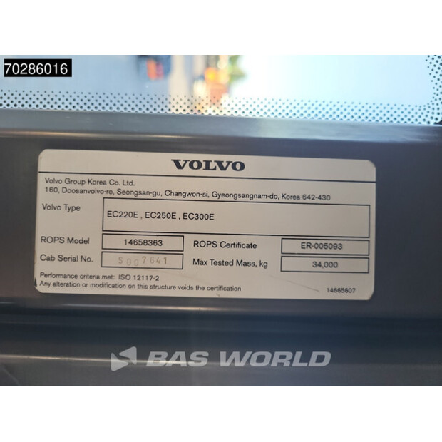 2016 Volvo EC220EL-41858740