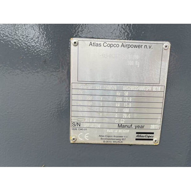 2011 Atlas-Copco QAS 20 KDS-41886562