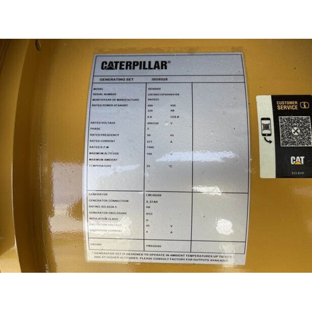 2022 Caterpillar DE400E0-41886607