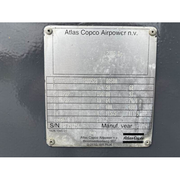 2014 Atlas-Copco QAS 80-41886678