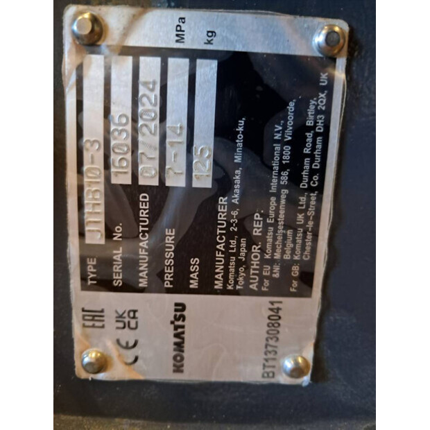 2024 Komatsu JTHB10-3-41902892