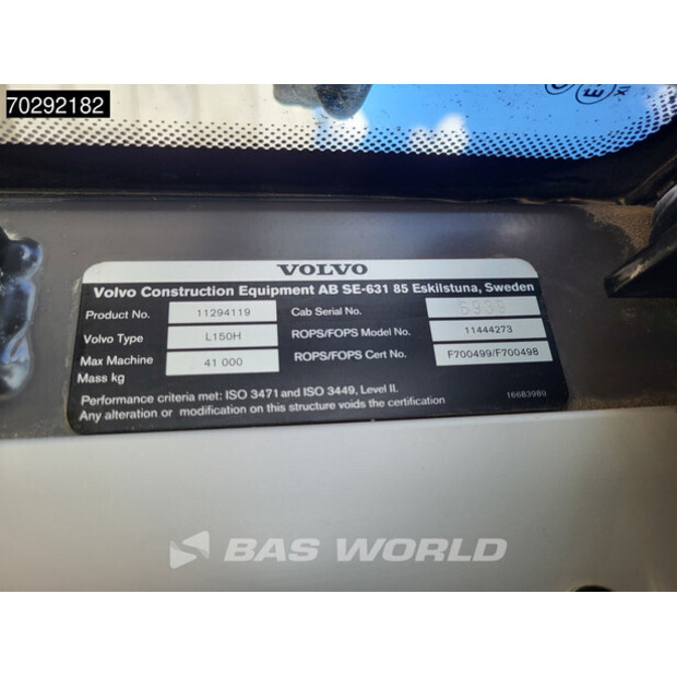 2016 Volvo L150H-41903906