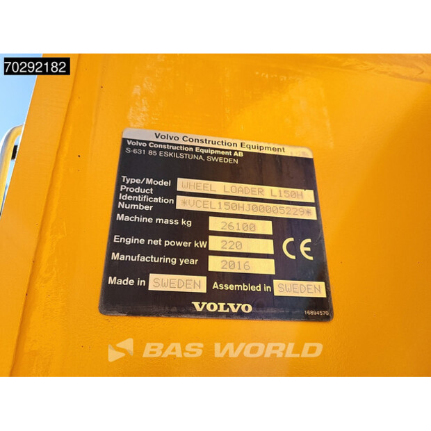 2016 Volvo L150H-41903908