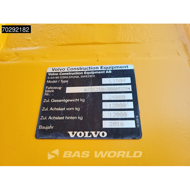 2016 Volvo L150H-41903909