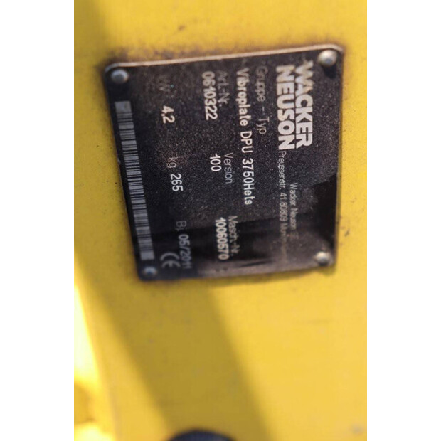 2011 Neuson DPU 3750-41907041