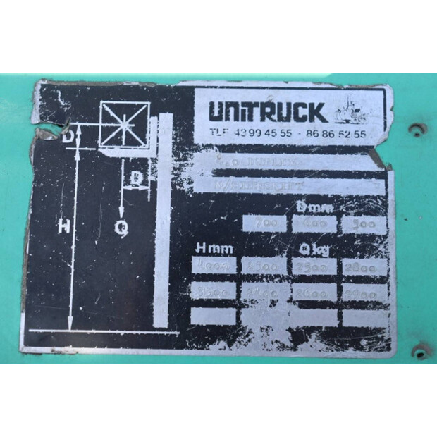 1999 MITSUBISHI FG30T-41908403