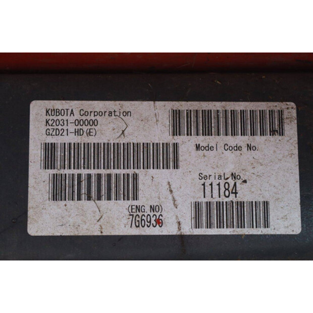 2007 KUBOTA GZD21-41909349