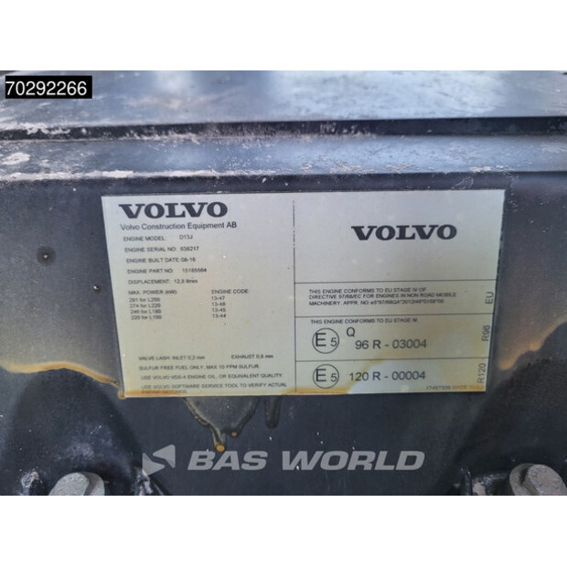 2016 Volvo L150H-41910340