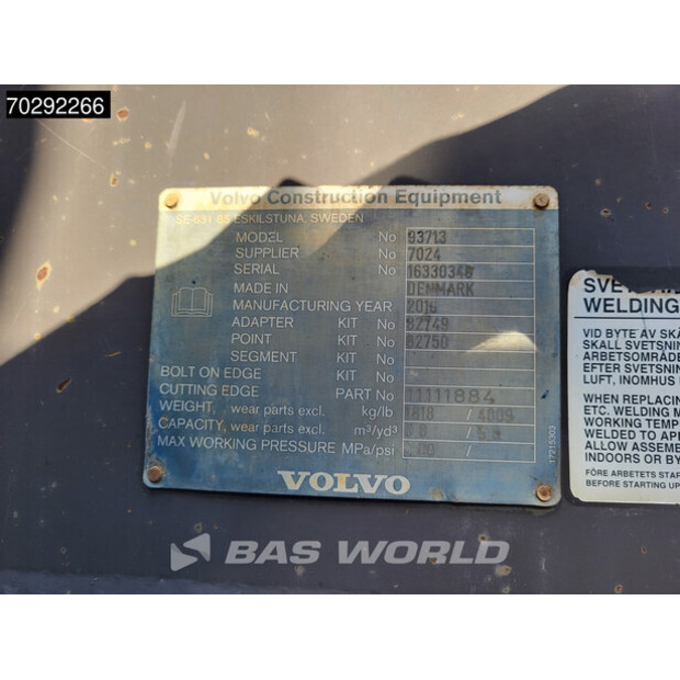 2016 Volvo L150H-41910365