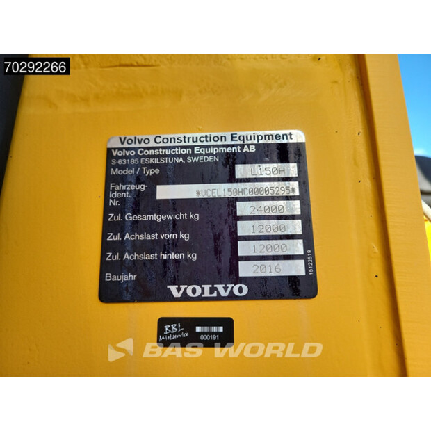 2016 Volvo L150H-41910369