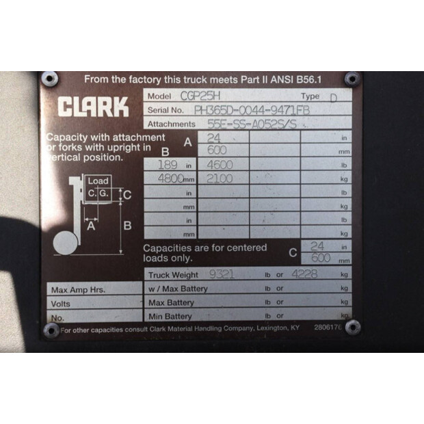 Clark CGP25H-41944333