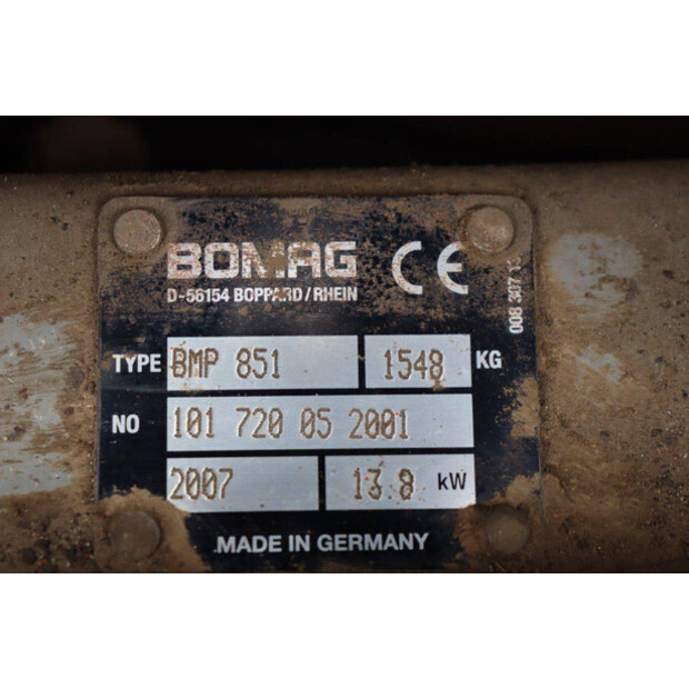 2007 BOMAG BMP 851-41944758