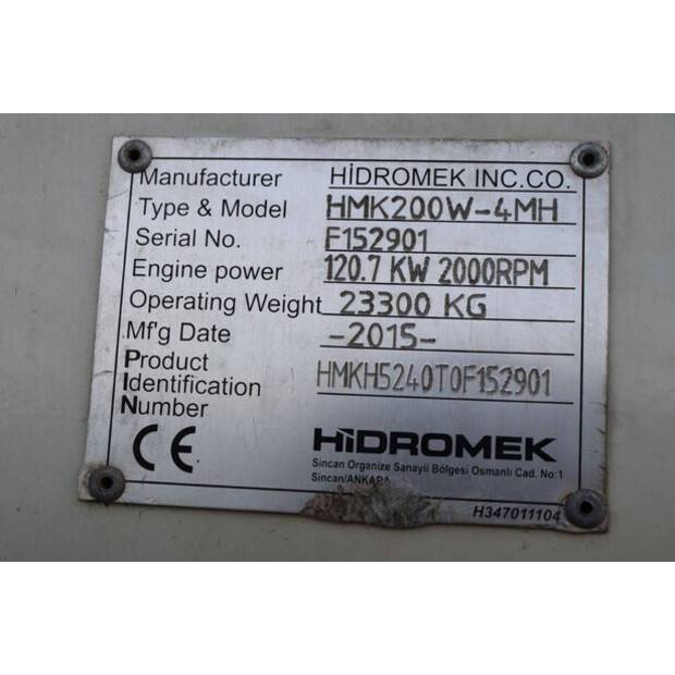 2015 هايدرومك HMK200W-41945557