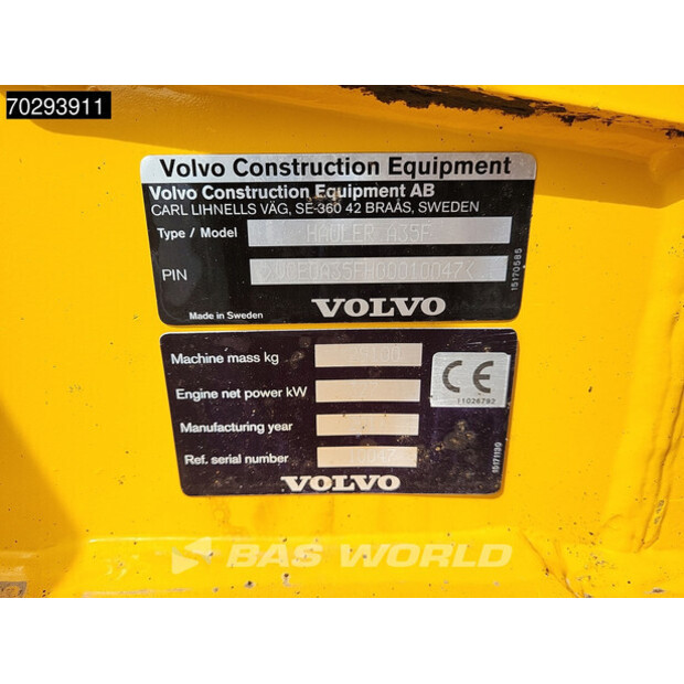 2011 Volvo A35F-41946318