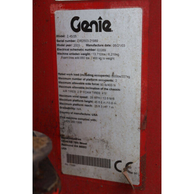 2003 Genie Z-45/25-41947820