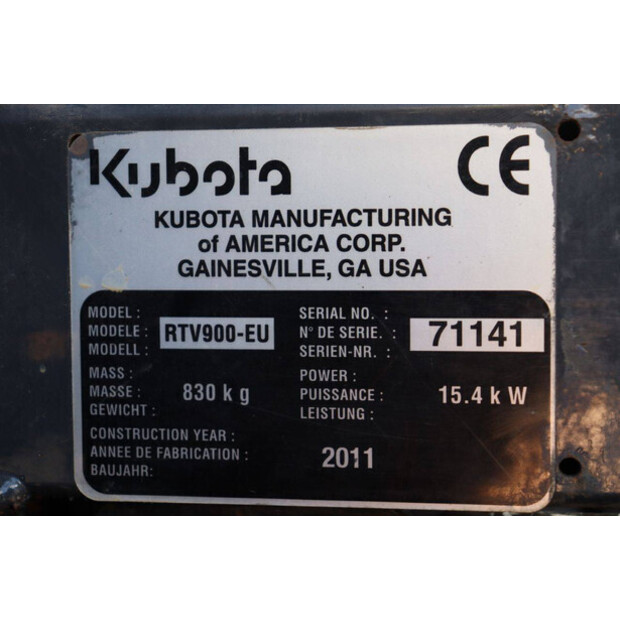 2011 KUBOTA RTV900-EU-41948126