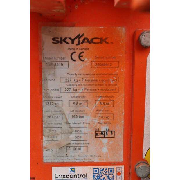 2016 SkyJack SJIII 3219-41948908