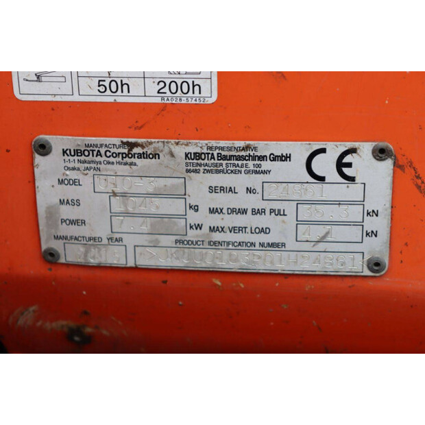 2015 KUBOTA U10-3-41949141