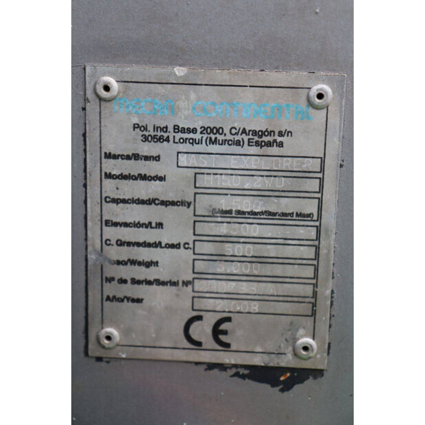 2008 Mast explorer H15D-41949286