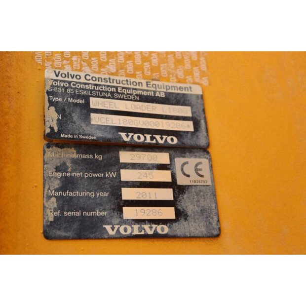 2011 Volvo L180G-41950187