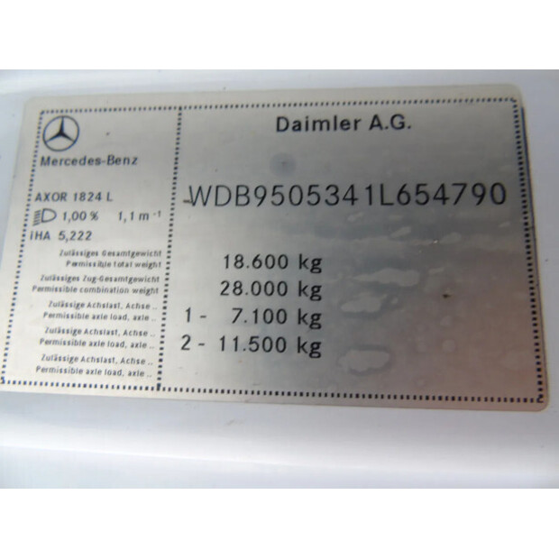 2012 Mercedes-Benz Axor 1824-41965869