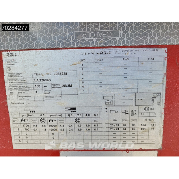 2016 LAG 0-2-TI 2 axles 34m3-41970227