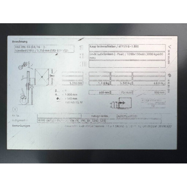 2019 Linde H60T-03-41971528