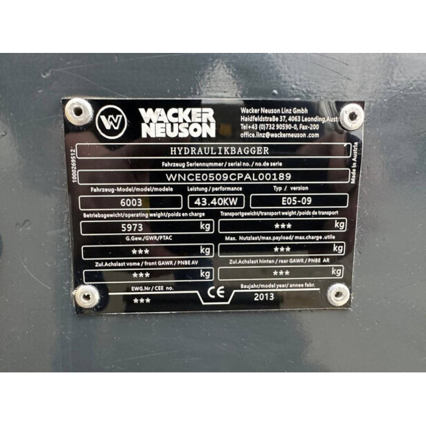 2013 Neuson 6003-41991954