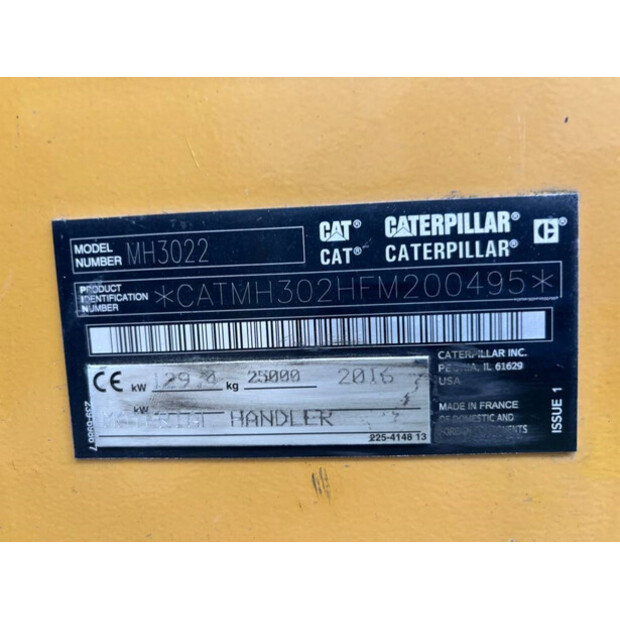2016 Caterpillar MH3022-41996027