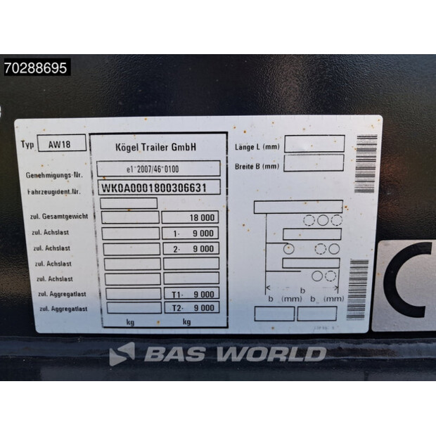 2023 Kögel AW18-42039030