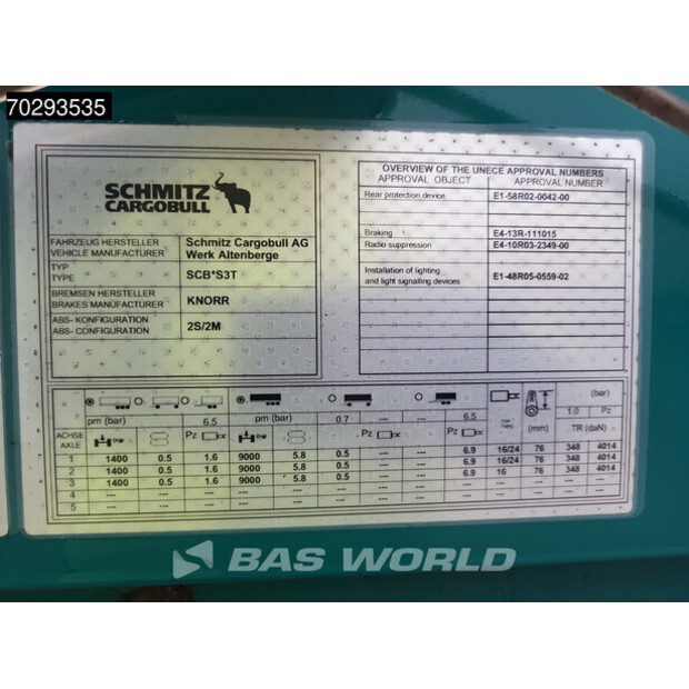 2013 Schmitz Cargobull SCB*S3T-42060068