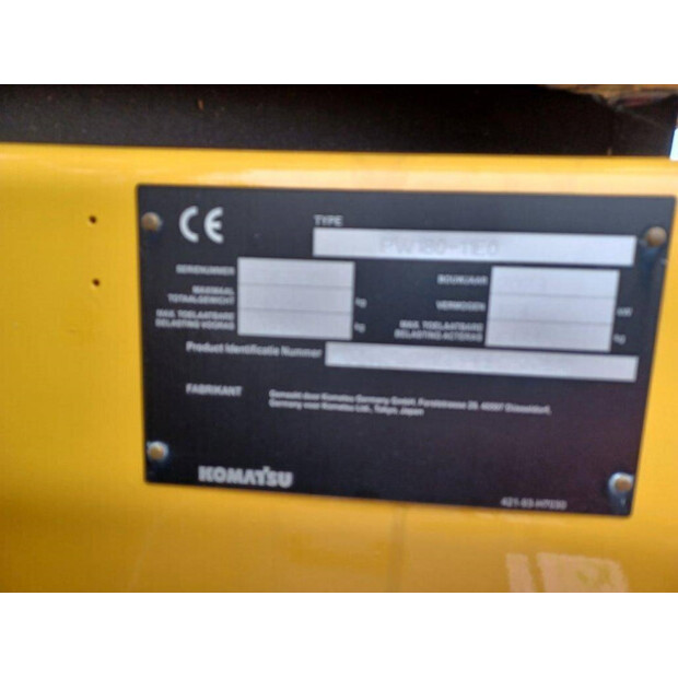 2023 Komatsu PW180-11E0-42061871
