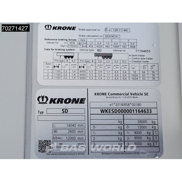 2025 Krone Carrier Vector 1550-42063149