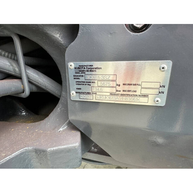 2012 KUBOTA KX161-3-42083142