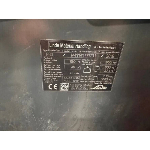 2018 Linde P60-42101540