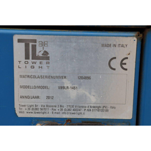 2012 Towerlight VB9LR-1451-42102148