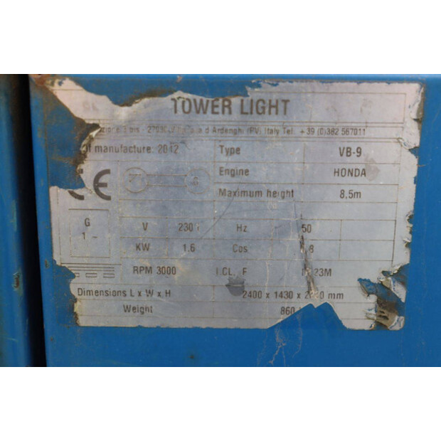 2012 Towerlight VB-9-42102181