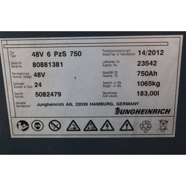 2012 Jungheinrich EFG 220-42103352