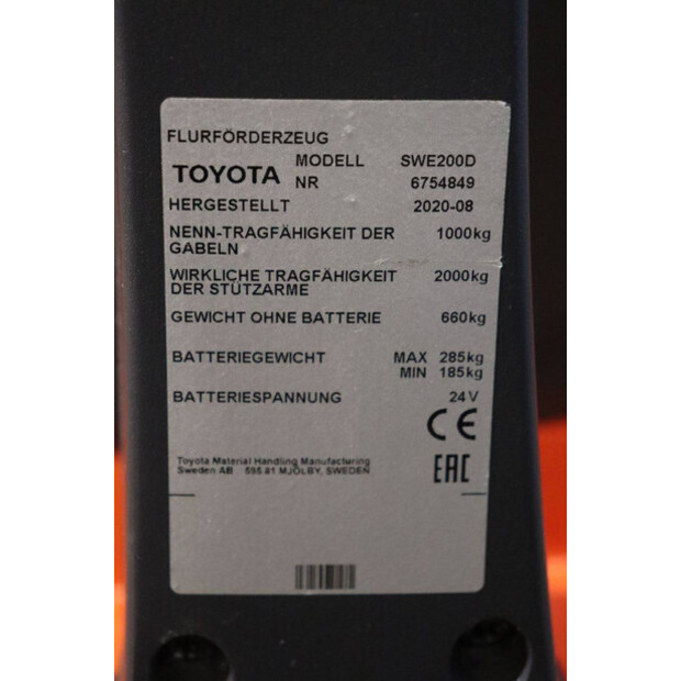 2020 Toyota SWE200D-42104870