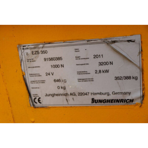 2011 Jungheinrich EZS350-42105182